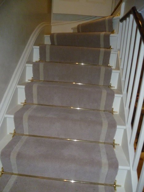 Inlay Stripe With Solid Brass Rods St Johns Wood Flooring